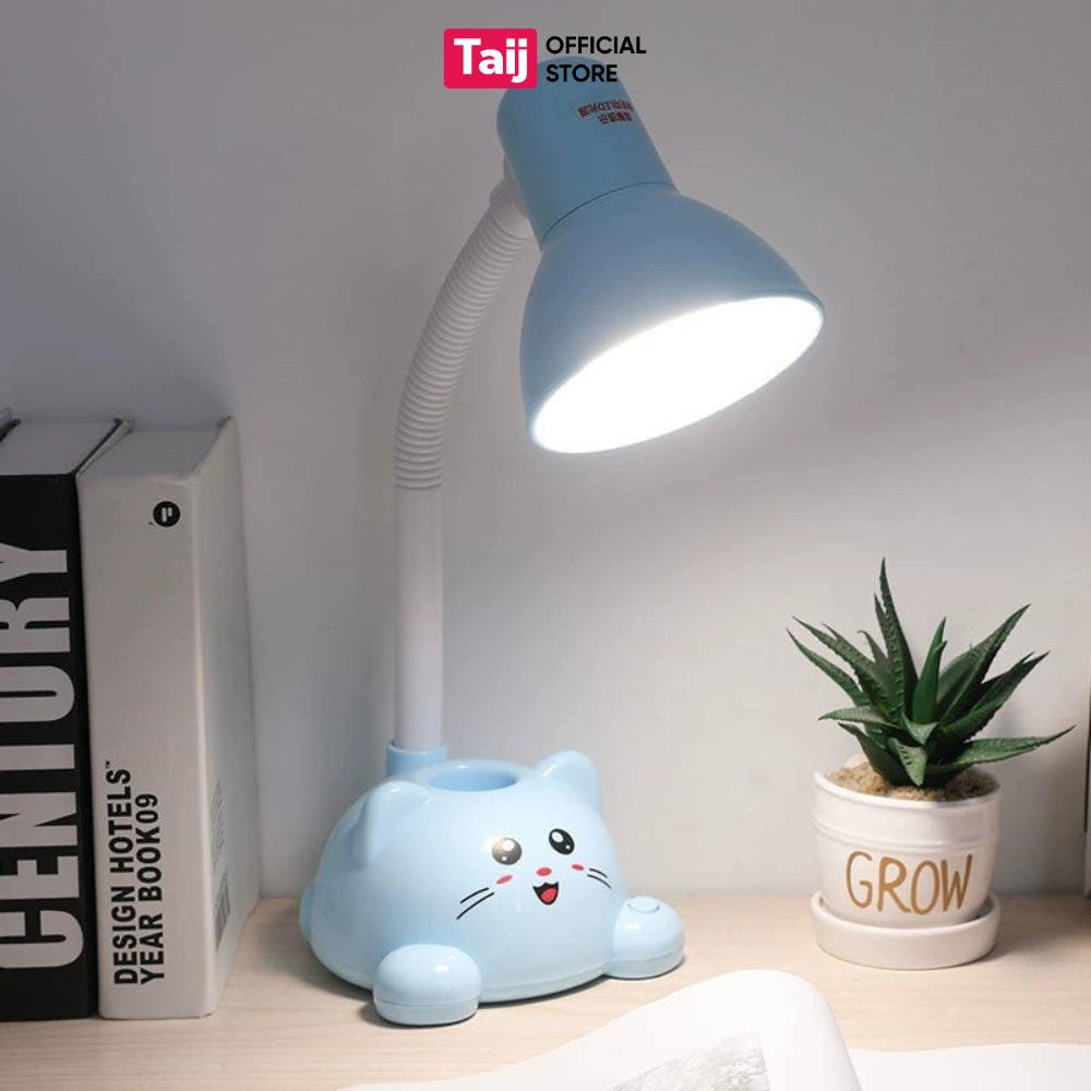 Đèn Học Tích Hợp Quạt Để Bàn, Đèn Bàn 2 Bóng Có Đồng Hồ Hiển Thị, Đèn học 3 chế độ màu bảo vệ mắt
