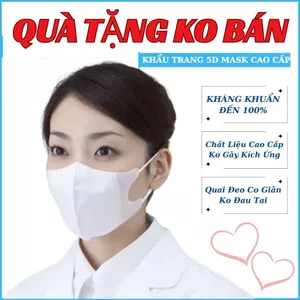 Khẩu trang y tế 5D 3 lớp kháng khuẩn kháng giọt bắn chống tia UV