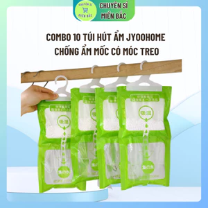 COMBO 10 Túi Hút Ẩm JYoohome Chống Ẩm Mốc Có Móc Treo Gọn Nhẹ Dễ Dùng, Treo Tủ Quần Áo Phòng Kín
