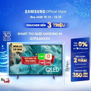Smart Tivi Samsung QLED Q7F 4K Samsung Vision AI Smart TV (2025) - Miễn phí lắp đặt