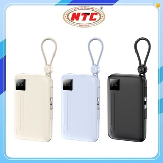 Pin Sạc Dự Phòng Remax FC-13 10000mAh, TypeC PD 22.5W, Màn hình LCD, Kèm 2 cáp TypeC & LaiNing