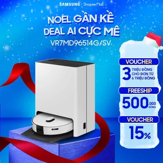 [NHẬP SSDABLK GIẢM 12%]Robot hút bụi lau nhà Bespoke Jet Bot AI - VR7MD96514G/SV