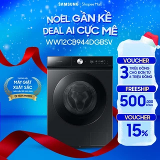 Máy giặt Bespoke AI™ 12 kg WW12CB944DGBSV với Ngăn giặt xả tự động