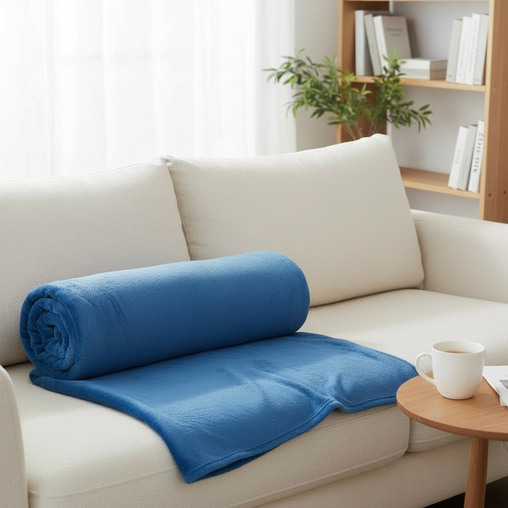 Chăn  Tuyết Nhung Dùng 4 Mùa Mềm Mịn Thoáng Khí Kích Thước 1m6 x 2m - Ngọc Hạnh Bedding