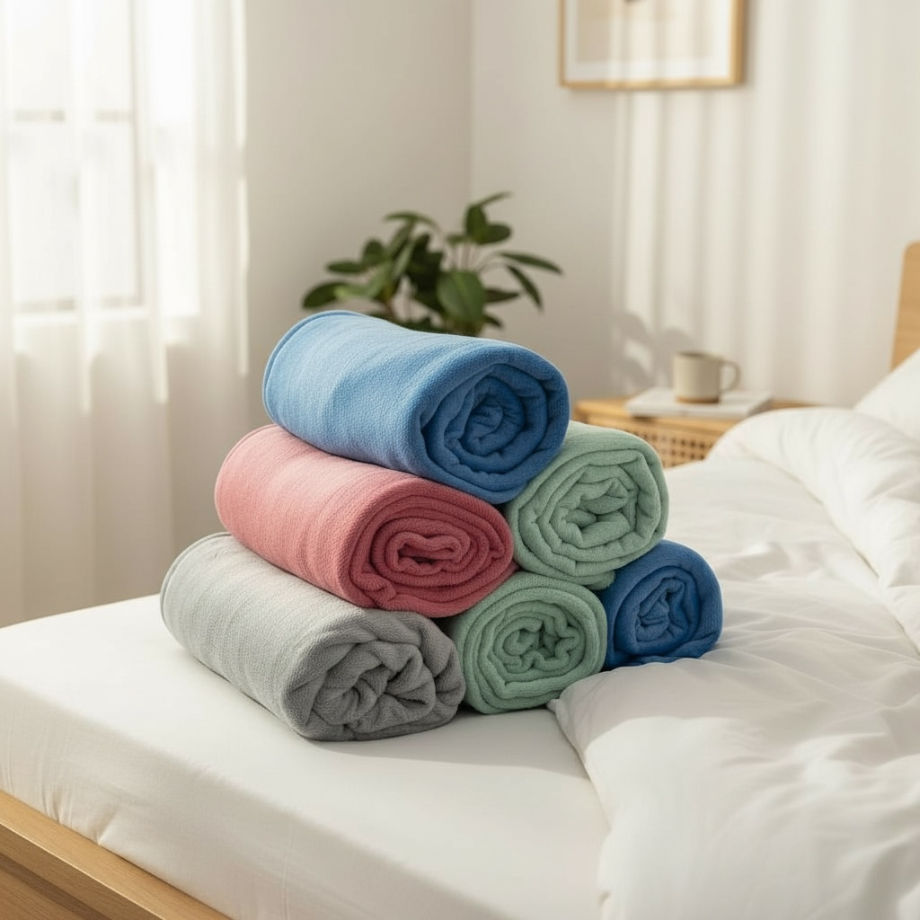 Chăn  Tuyết Nhung Dùng 4 Mùa Mềm Mịn Thoáng Khí Kích Thước 1m6 x 2m - Ngọc Hạnh Bedding