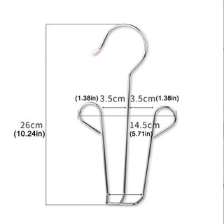 Combo 3 [Inox] Móc treo phơi giầy dép, quần áo đa năng, chất liệu inox - tiện dụng, siêu bền