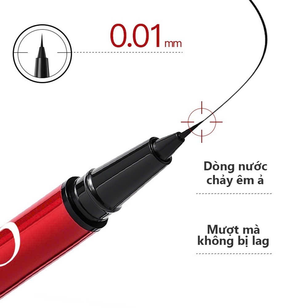 Kẻ Mắt GECOMO Dạng Lỏng Nét Mảnh Dễ Kẻ Lâu Trôi | NHÍM HOUSE