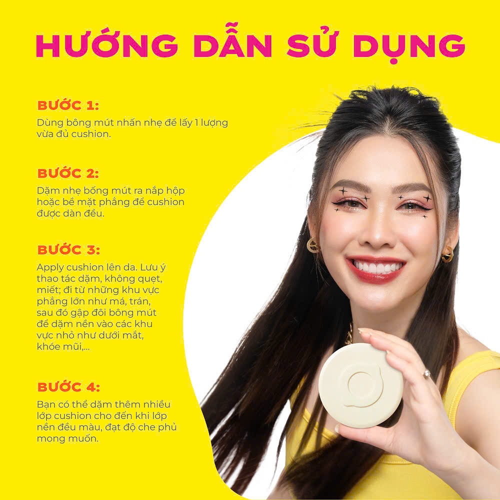 Cushion LEMONADE MATTE ADDICT Kiềm Dầu Lâu Trôi Cho Lớp Nền Mỏng Nhẹ Tự Nhiên | NHÍM HOUSE