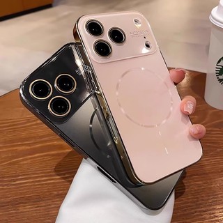 Ốp lưng iPhone tản nhiệt chống sốc hỗ trợ từ tính bảo vệ camera cho iPhone 17 Air 16 15 14 Pro Max
