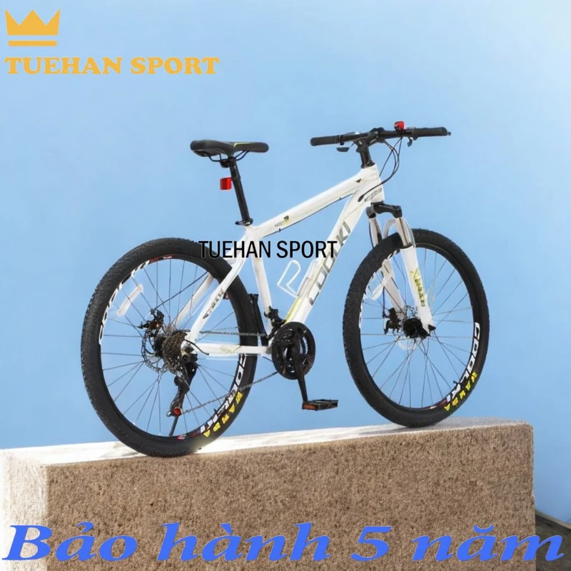 xe đạp khung nhôm địa hình thể thao dã ngoại ngoài trời Coolki nhôm 27 icnh 21 tốc độ dành cho người 1,45- 1,9m ******* — ảnh 1