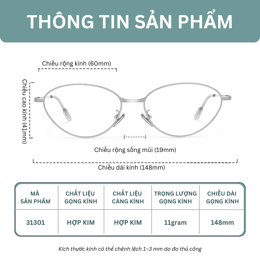 Kính Mắt Thời Trang INNI Kính Mắt Mèo Sang Trọng, Gọng Kính Phong Cách Thanh Lịch Cho Nữ - 31301