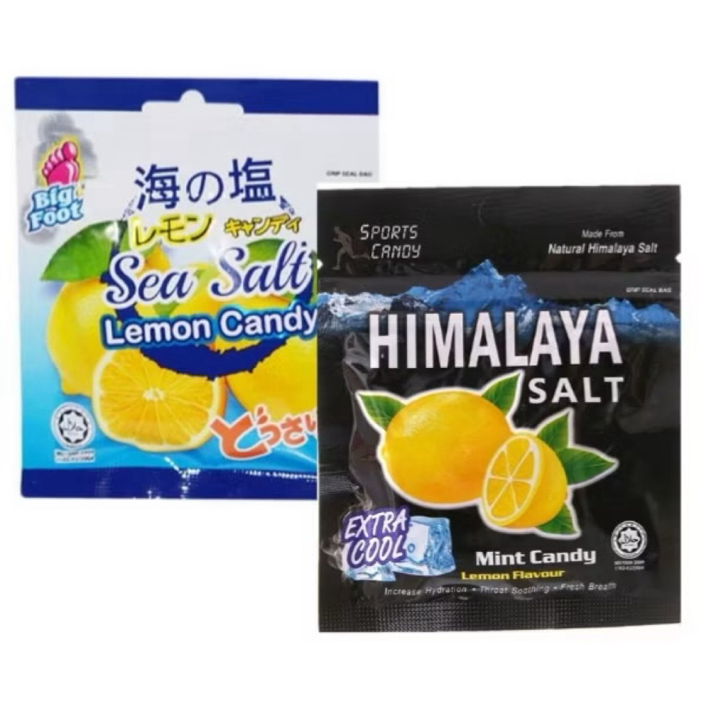 Kẹo chanh muối biển và kẹo chanh muối bạc hà có gói lẻ mix vị new