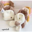 Set khăn mũ gấu cho bé 3 màu