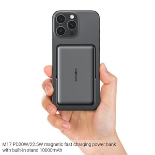 Sạc dự phòng ACEFAST M17 – 10000mAh, sạc từ tính 15W, sạc nhanh P.D 20W/22.5W, thiết kế mini kèm stand