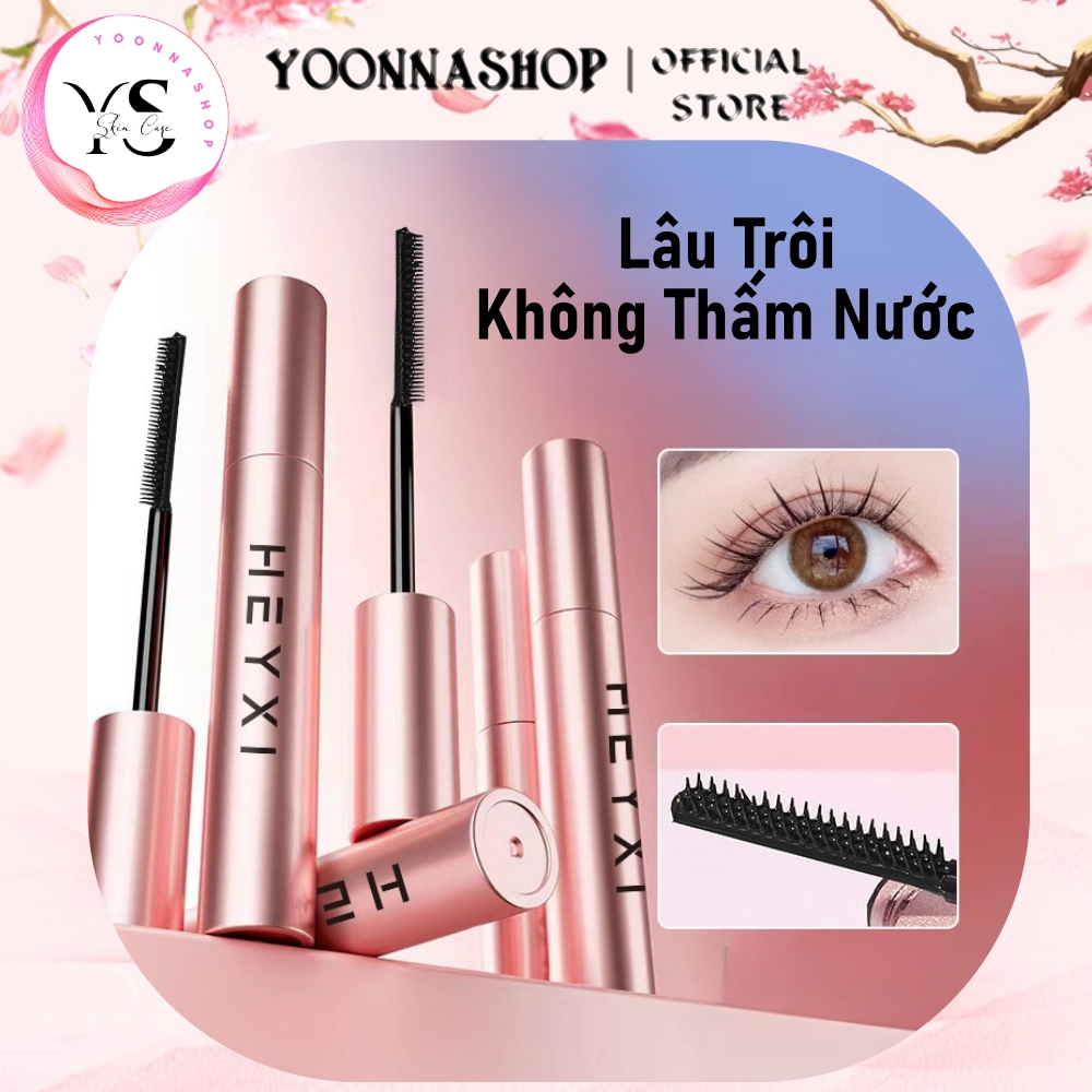 Mascara Chuốt Mi HEYXI – Chống Nhòe, Làm Dày Mi, Cong Mi Tự Nhiên, Chống Nước Lâu Trôi A87