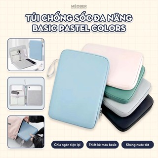 Túi chống sốc cho iPad & Laptop Basic Pastel - Chia ngăn thông minh, bảo vệ tối đa by MèoBer