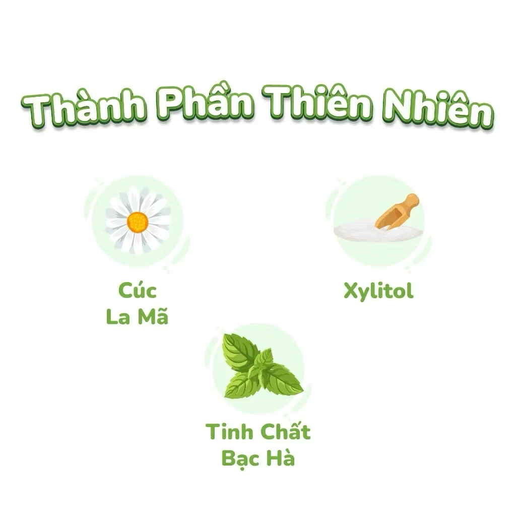 Kem đánh răng Theci trẻ em nuốt được, nhiều vị