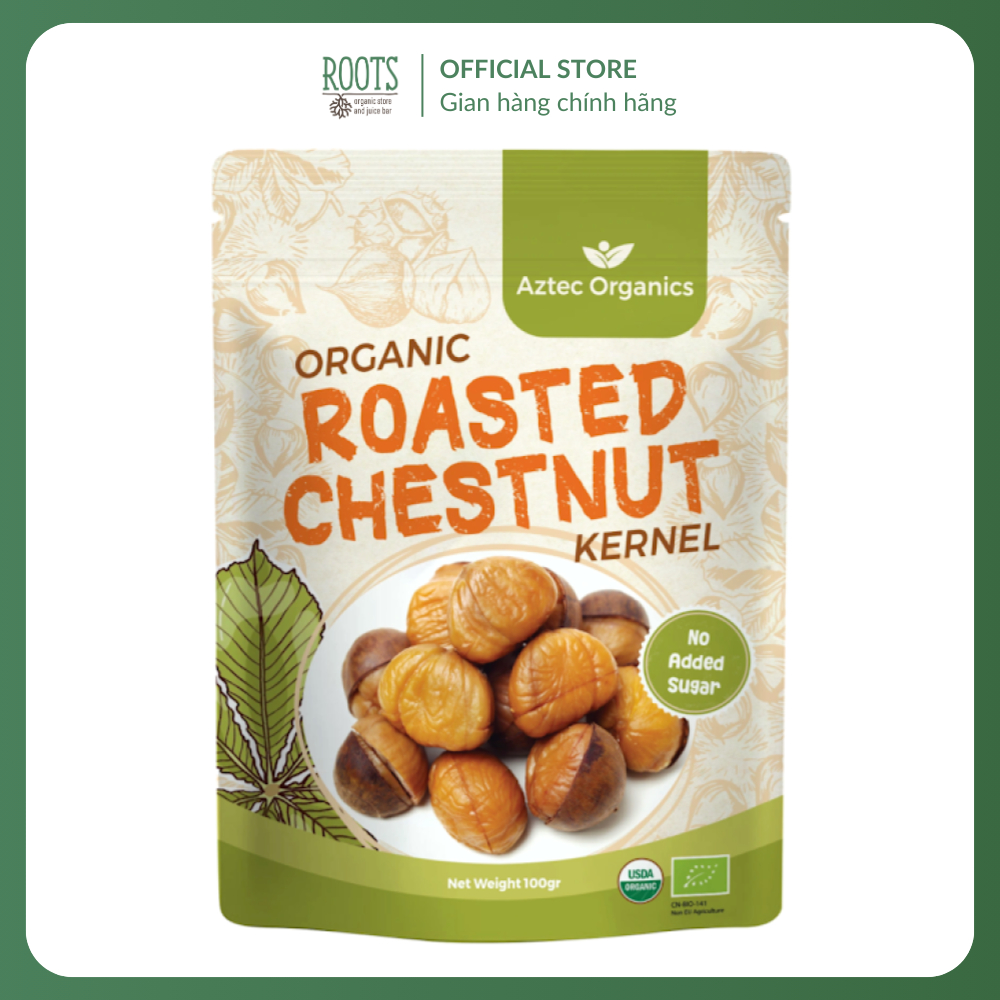AZTEC ORGANICS - Hạt Dẻ Nướng Hữu Cơ, Organic Roasted Chestnut Kernel ...