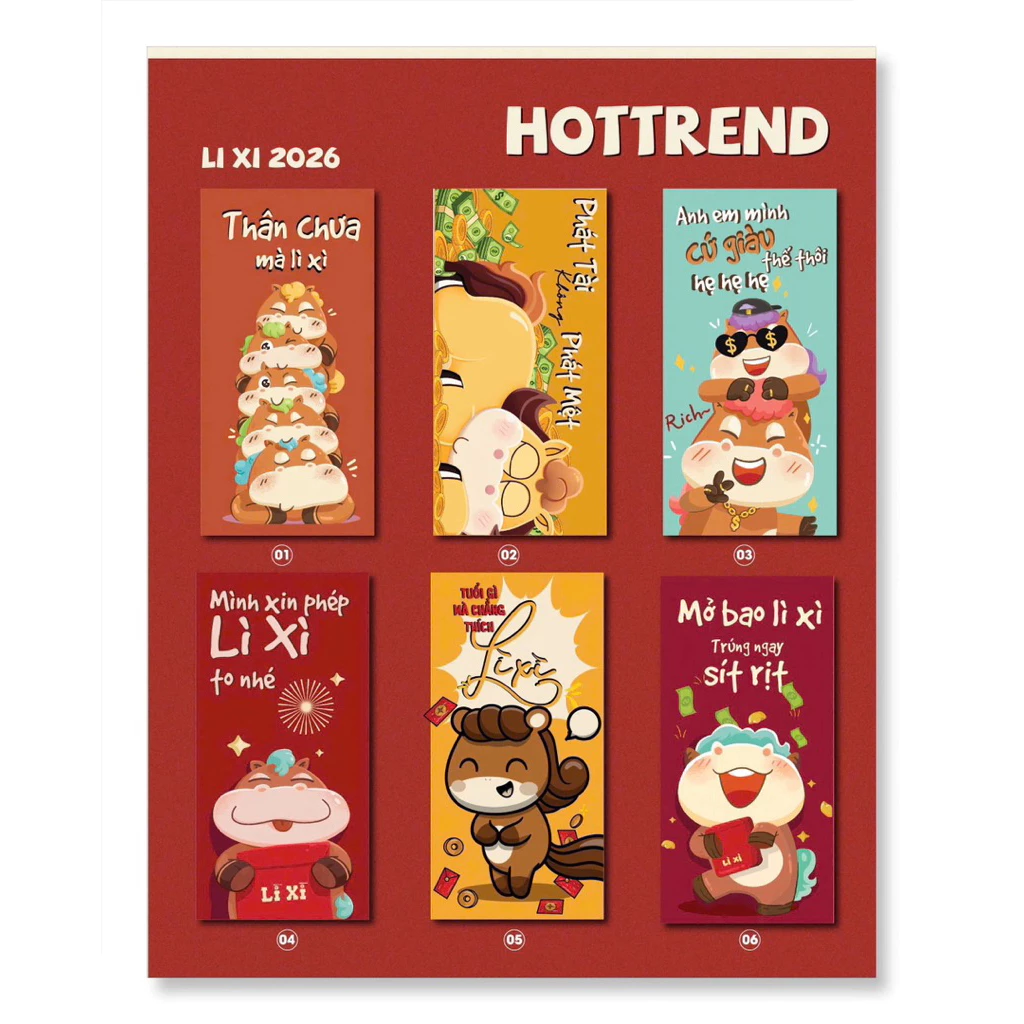 Bao Lì Xì HOT TREND 2026