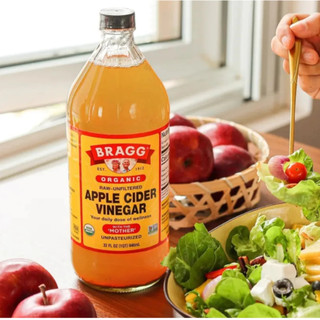 Giấm Táo Hữu Cơ 473ml Bragg Hỗ Trợ Tiêu Hoá, Detox Cơ Thể, Thanh Lọc Tự Nhiên – Natural Market