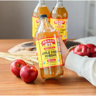 Giấm Táo Hữu Cơ 473ml Bragg Hỗ Trợ Tiêu Hoá, Detox Cơ Thể, Thanh Lọc Tự Nhiên – Natural Market