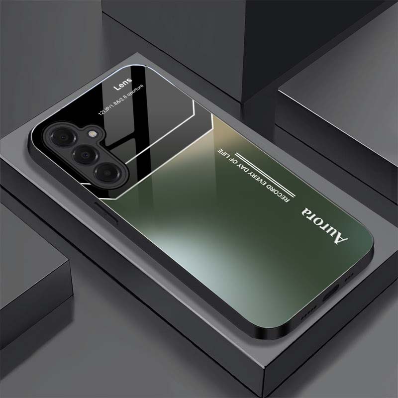 Ốp Lưng SAMSUNG A17/ A37/ A57 Mặt Lưng Kính Cường Lực Sáng Bóng