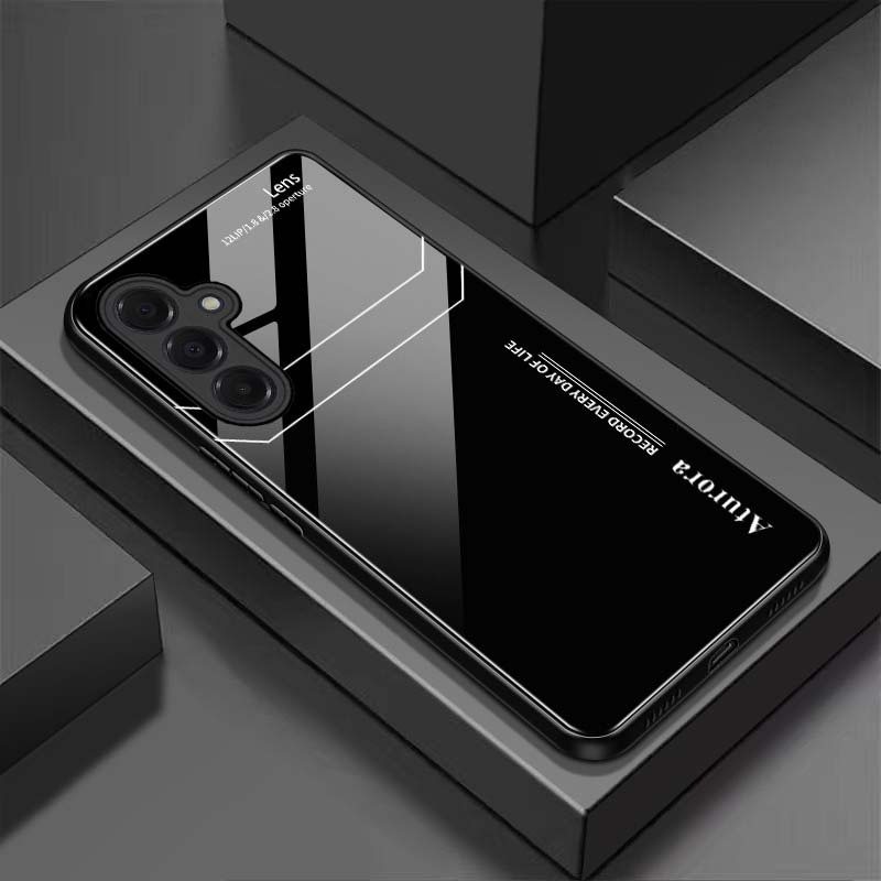 Ốp Lưng SAMSUNG A17/ A37/ A57 Mặt Lưng Kính Cường Lực Sáng Bóng