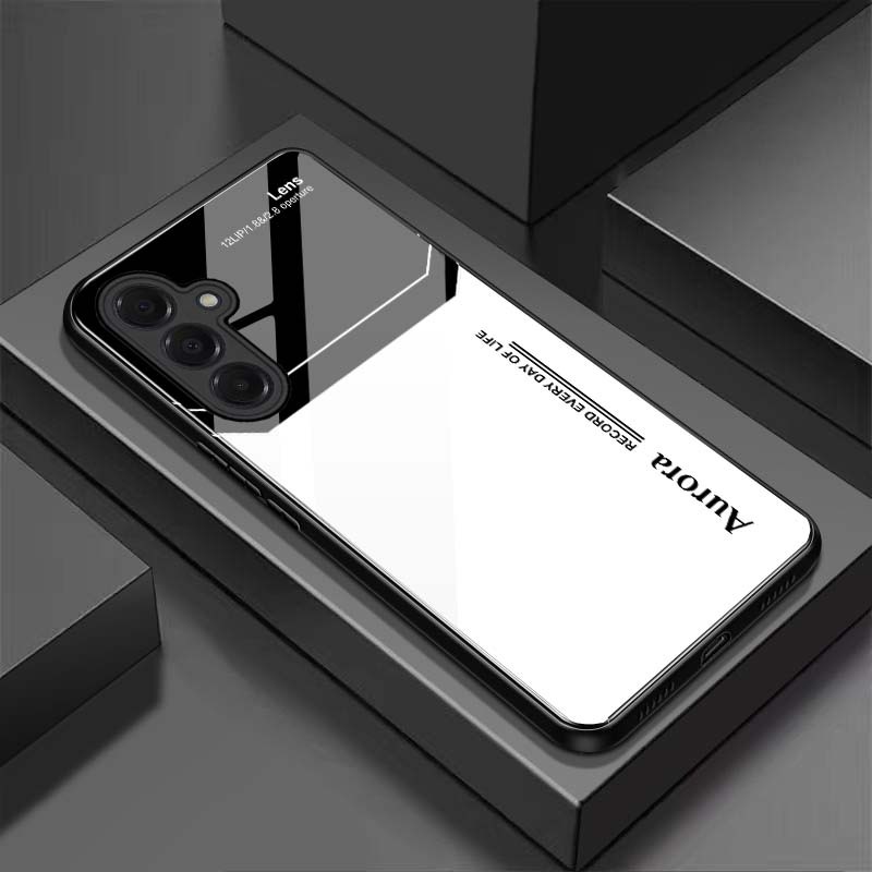 Ốp Lưng SAMSUNG A17/ A37/ A57 Mặt Lưng Kính Cường Lực Sáng Bóng