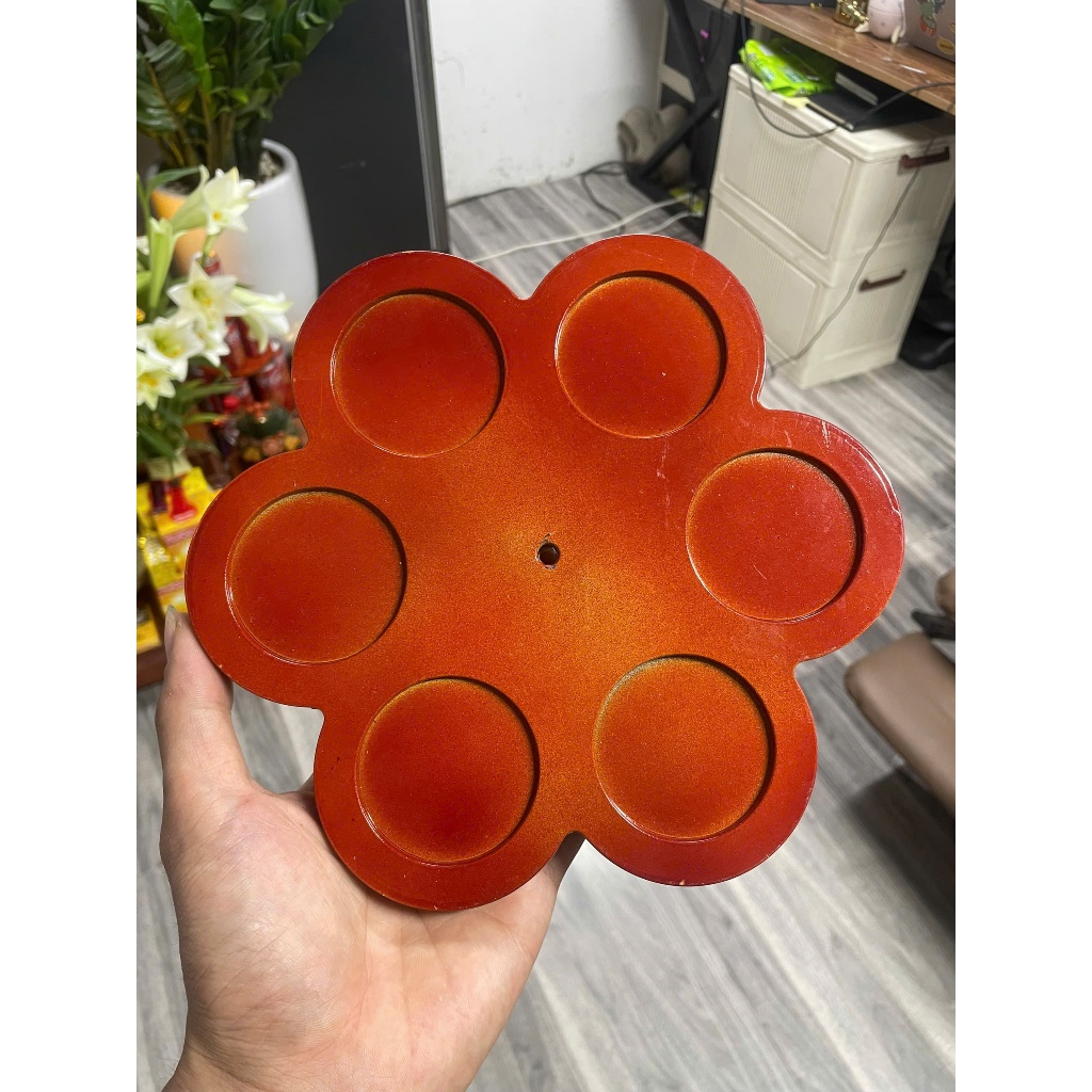 (giá tại xưởng) Tháp nước 3 tầng hình hoa , hình tròn - tháp bia Giả Gỗ trưng bày ngày tết ban thờ phủ bóng AMIZIN