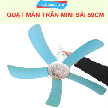 Quạt trần quạt đuổi ruồi muỗi côn trùng quạt cho bé, Quạt trần mini treo màn phòng ngủ