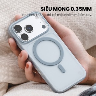 Ốp Lưng Siêu Mỏng SwitchEasy cho iPhone 17 Pro Max Nhám Nhẹ Chống Bám Tay