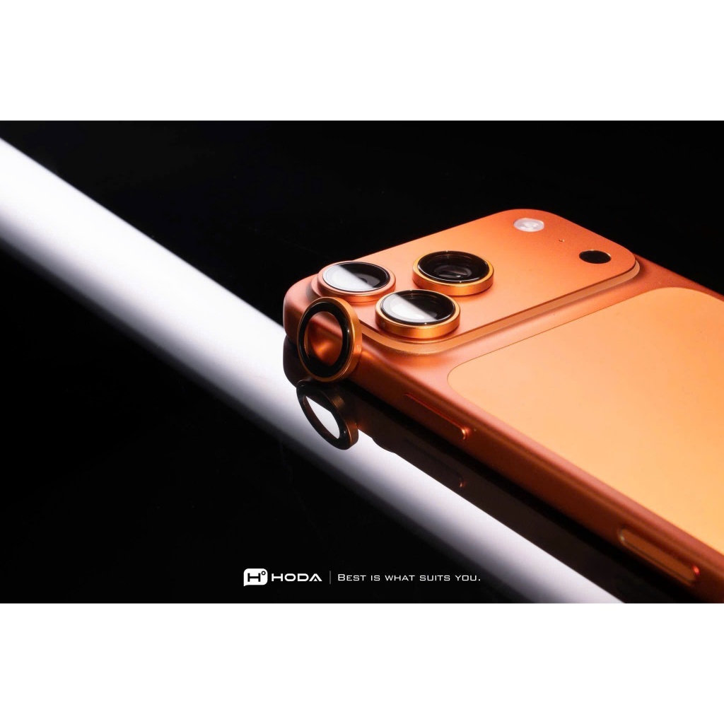 Cường lực dạng lens bảo vệ camera HODA Sapphire chống trầy xước siêu mỏng dành cho iphone 17 promax 17 pro