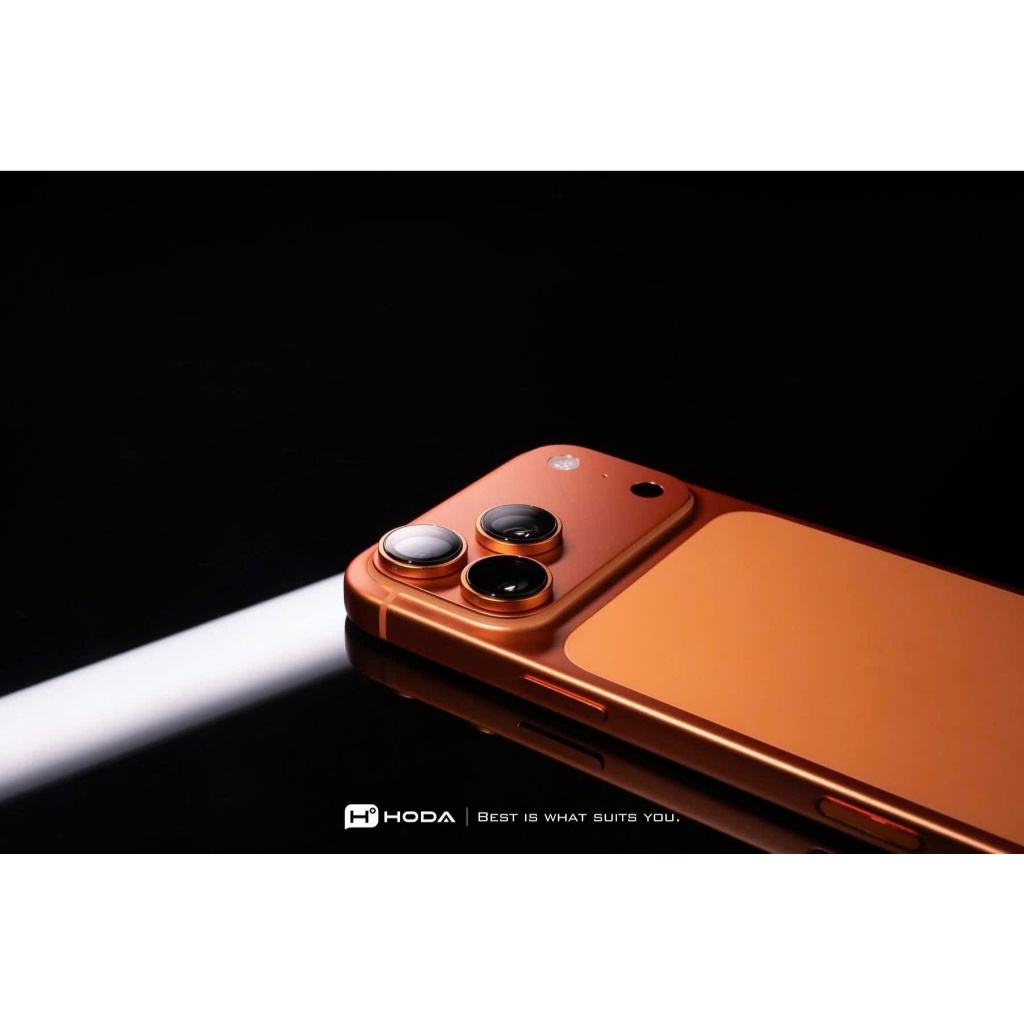 Cường lực dạng lens bảo vệ camera HODA Sapphire chống trầy xước siêu mỏng dành cho iphone 17 promax 17 pro