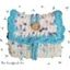 Ví đựng son, thẻ bằng len pompom cầu vòng - handmade len - crochet
