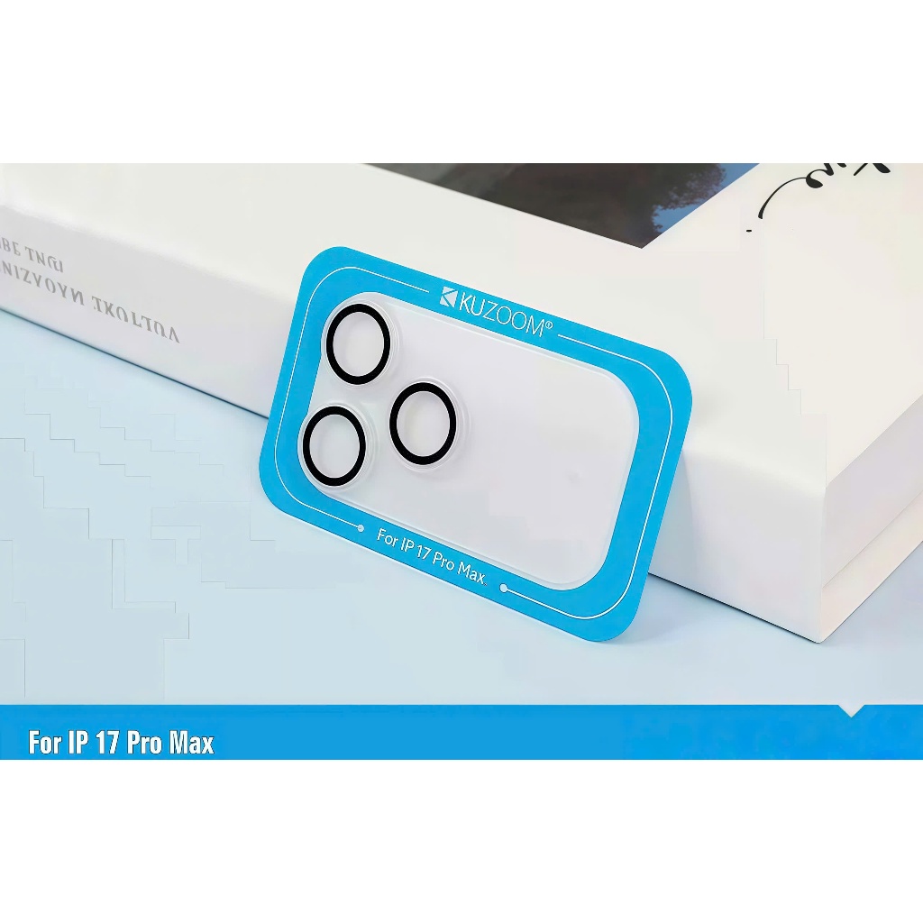 Cụm bảo vệ camera KUZOOM trong suốt dành cho iphone 17promax 17pro 17