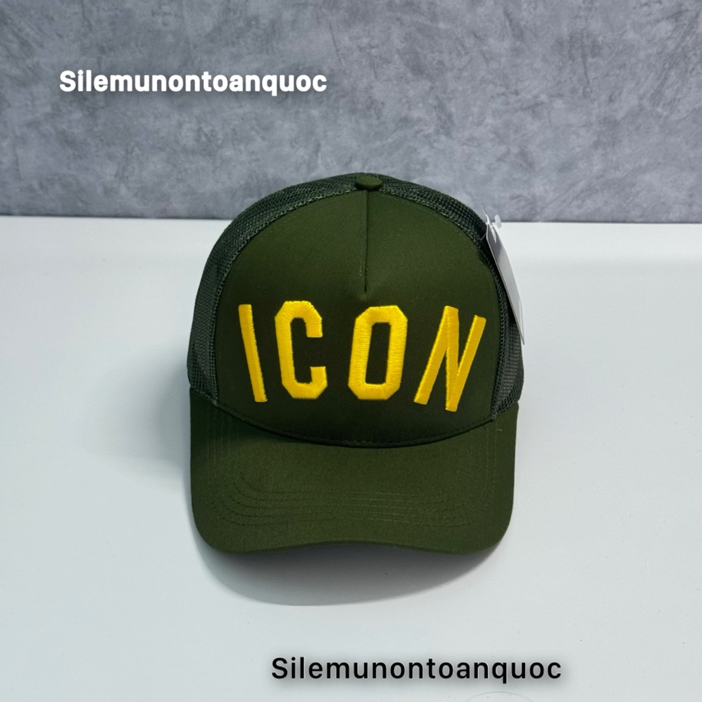 Mũ kết icon thời trang boy phố - Nón lưỡi trai phối lưới thêu nhiều màu dsq2 thời trang nam nữ