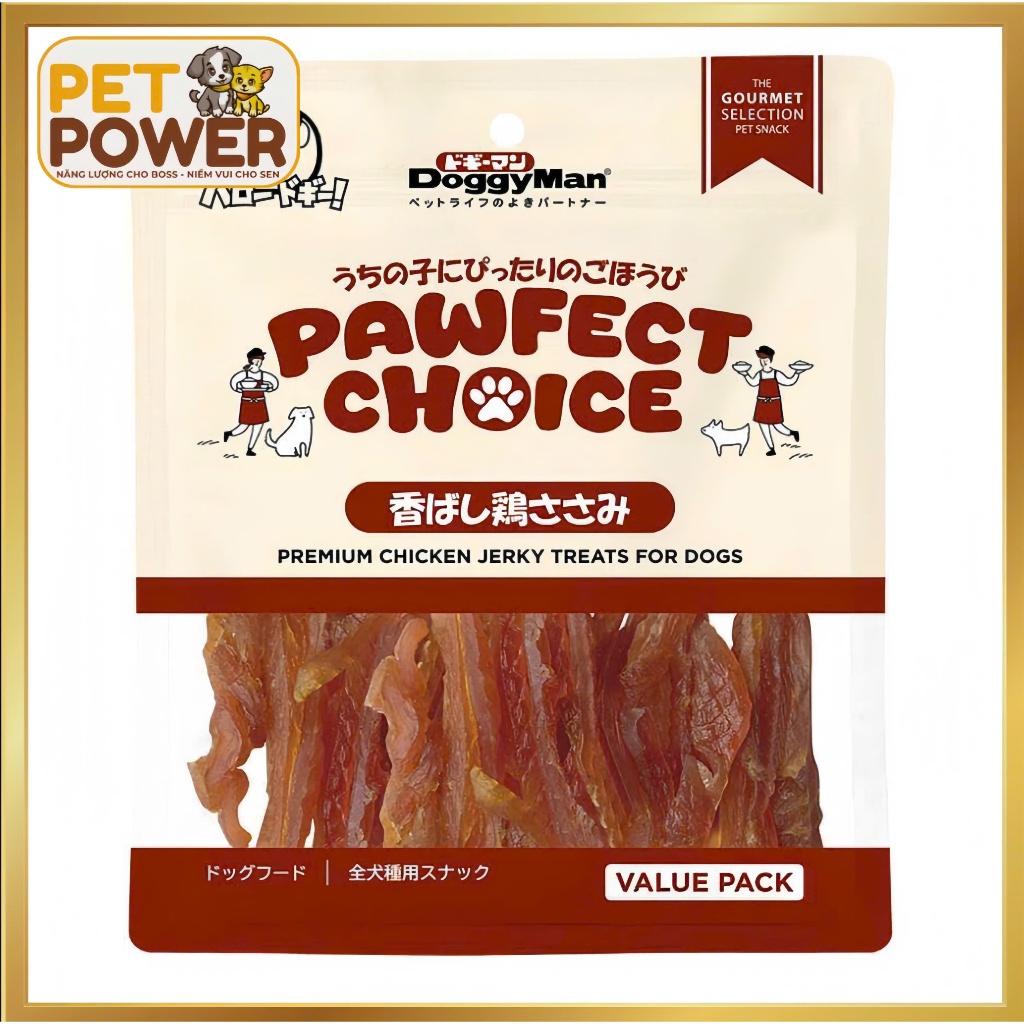 TREAT DOGGYMAN PAWFECT CHOICE 180G – THƯỞNG NGON TỪ NHẬT BẢN, BỔ SUNG DINH DƯỠNG CHO CHÓ