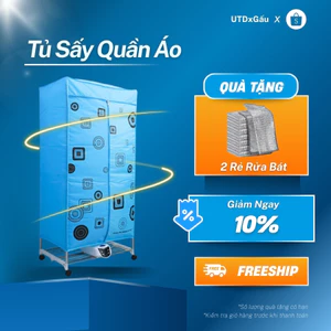 Tủ Sấy Quần Áo Có Điều Khiển Từ Xa Thông Minh - Khô Nhanh - Tiết Kiệm Điện (Bảo Hành 3 Năm)