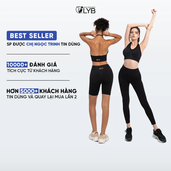 Quần Legging Nữ Dài LYB, Quần Legging Nữ Co Giãn Thoáng Mát, Thấm Mồ Hôi, Vải Mềm Thoáng Khí,Quần Tập Gym