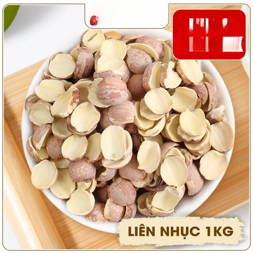 1kg Sen Liên Nhục Bao Ngon Mới hỗ trợ an thần ngủ ngon - Date mới