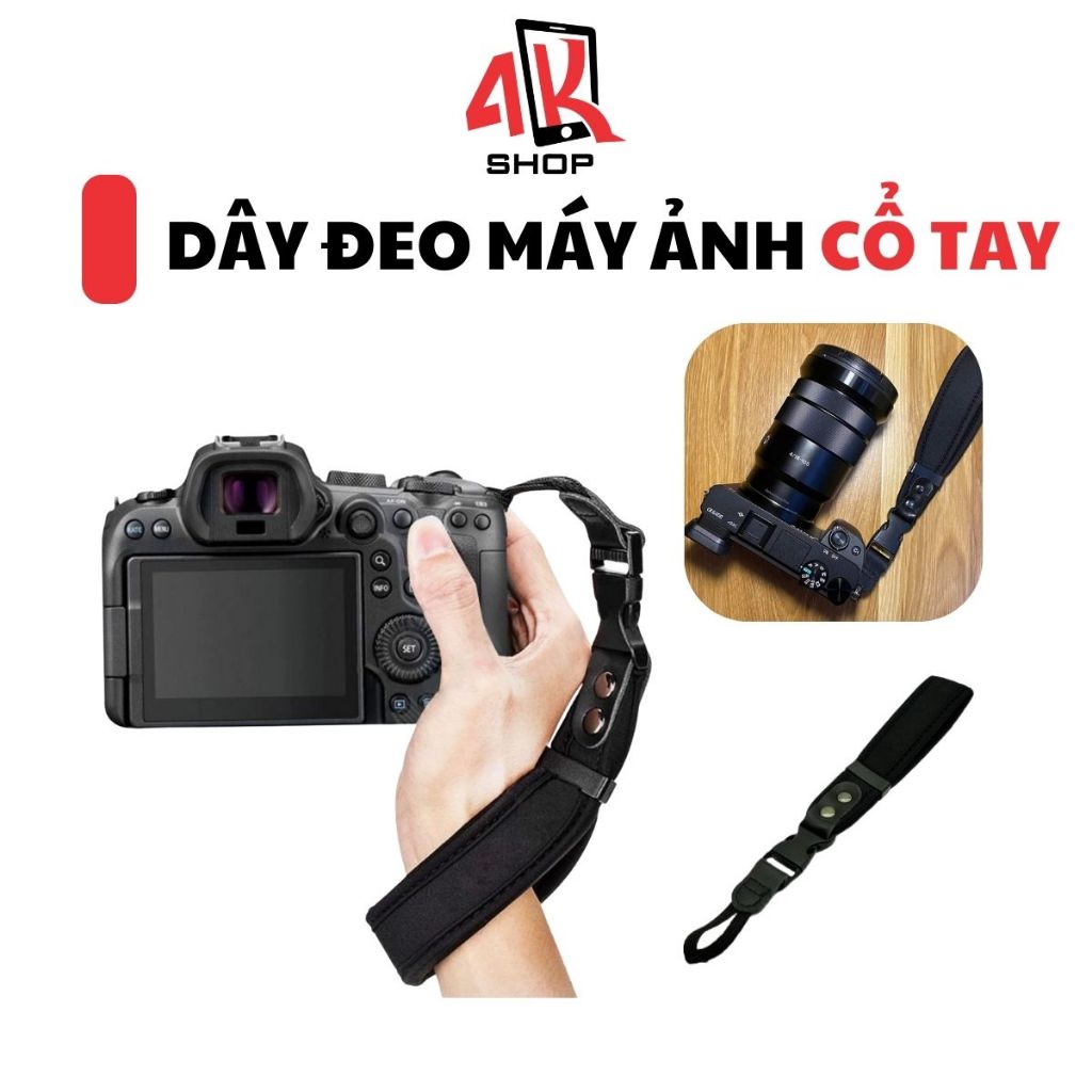 Dây đeo cổ tay máy ảnh cho các máy ảnh mirrorless