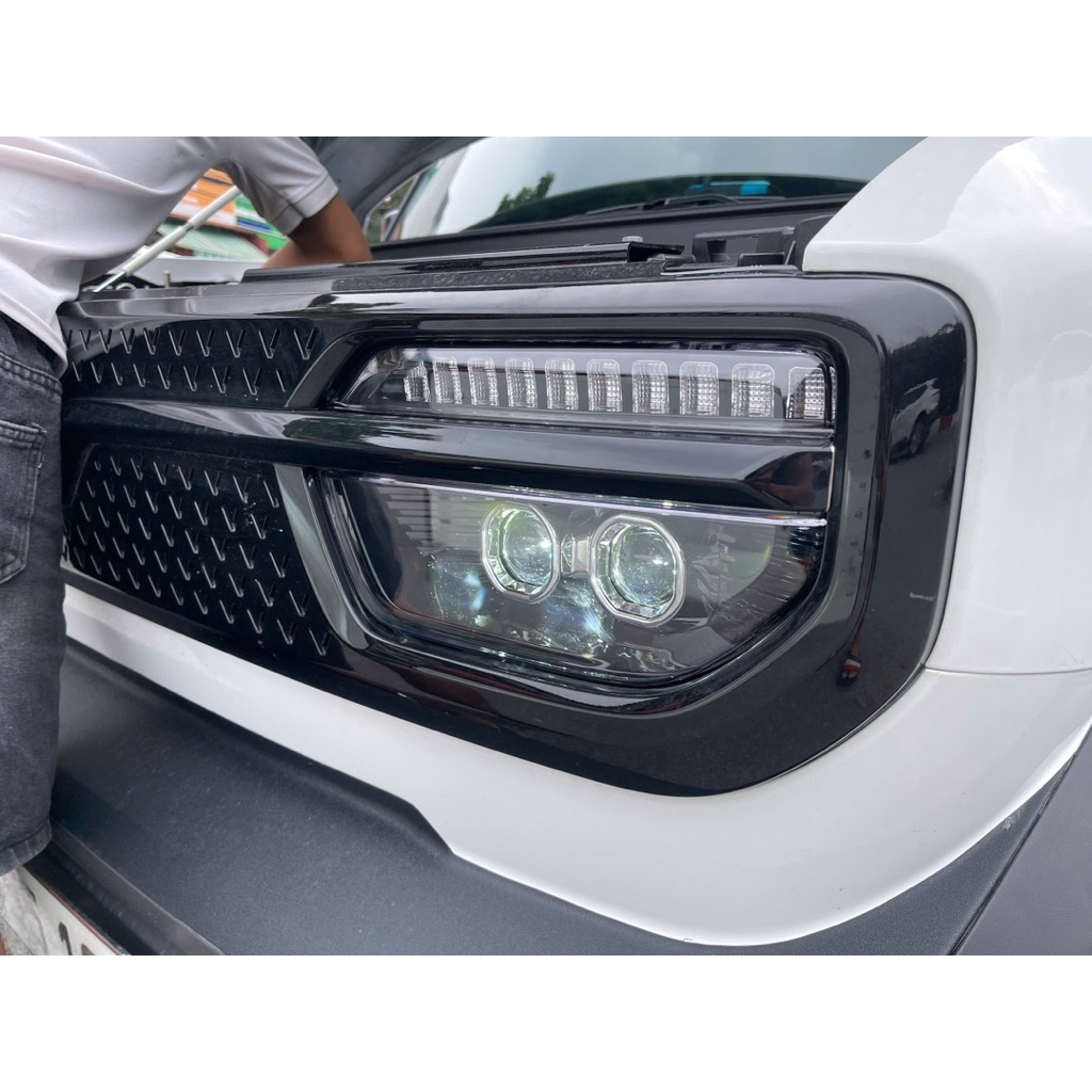 ĐÈN PHA VF3 HÀNG CAO CẤP , 2 BI LED + LẮP ZIN THEO XE