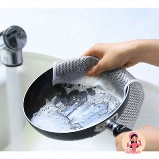 COMBO 10-20 Giẻ Lau Kim Loại Rửa Chén Cọ Rửa Xoong Nồi Chén Bát, Tấm Cọ Rửa Đa Năng Không Mài Mòn