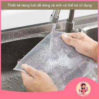 COMBO 10-20 Giẻ Lau Kim Loại Rửa Chén Cọ Rửa Xoong Nồi Chén Bát, Tấm Cọ Rửa Đa Năng Không Mài Mòn
