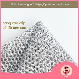 COMBO 10-20 Giẻ Lau Kim Loại Rửa Chén Cọ Rửa Xoong Nồi Chén Bát, Tấm Cọ Rửa Đa Năng Không Mài Mòn