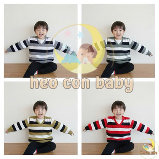Áo len tay dài mặc ấm cho bé (6-22kg)