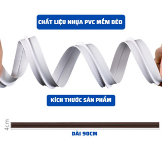 Combo 3 Thanh dán khe cửa, ron chặn khe cửa chất liệu PVC siêu bền