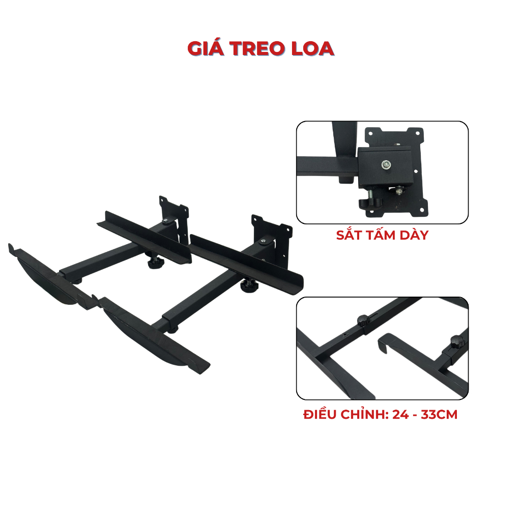 [XẢ HÀNG TỒN] Bộ 2 Giá Treo Đỡ Loa Đa Năng Loại Dày 1 li 5, Chịu Tải Tốt - AE.LEE