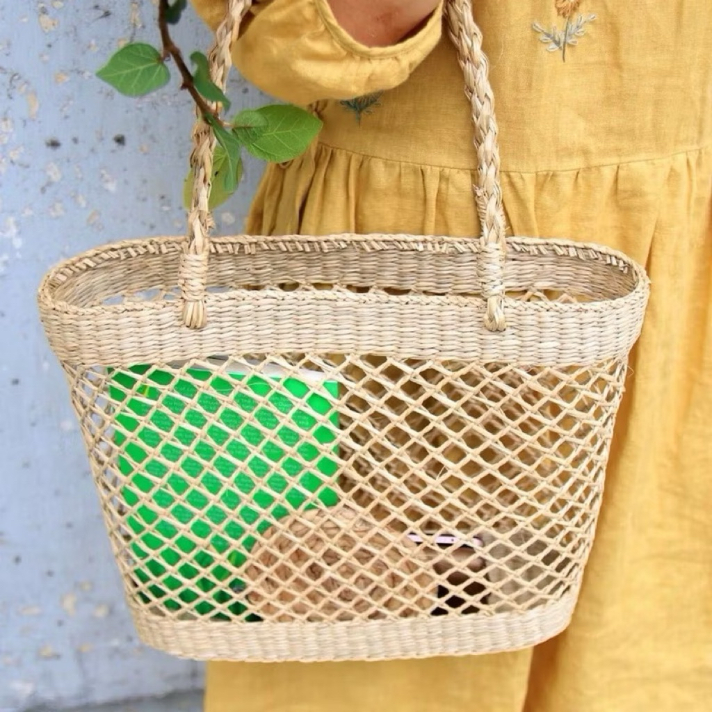Kho sỉ túi cói , Túi đi biển chụp ảnh áo dài siêu đẹp