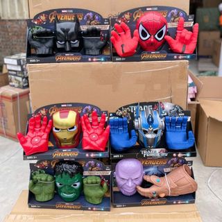 Bộ mặt nạ đồ chơi có đèn phát sáng hóa thân thành siêu anh hùng sinh động HT Toys